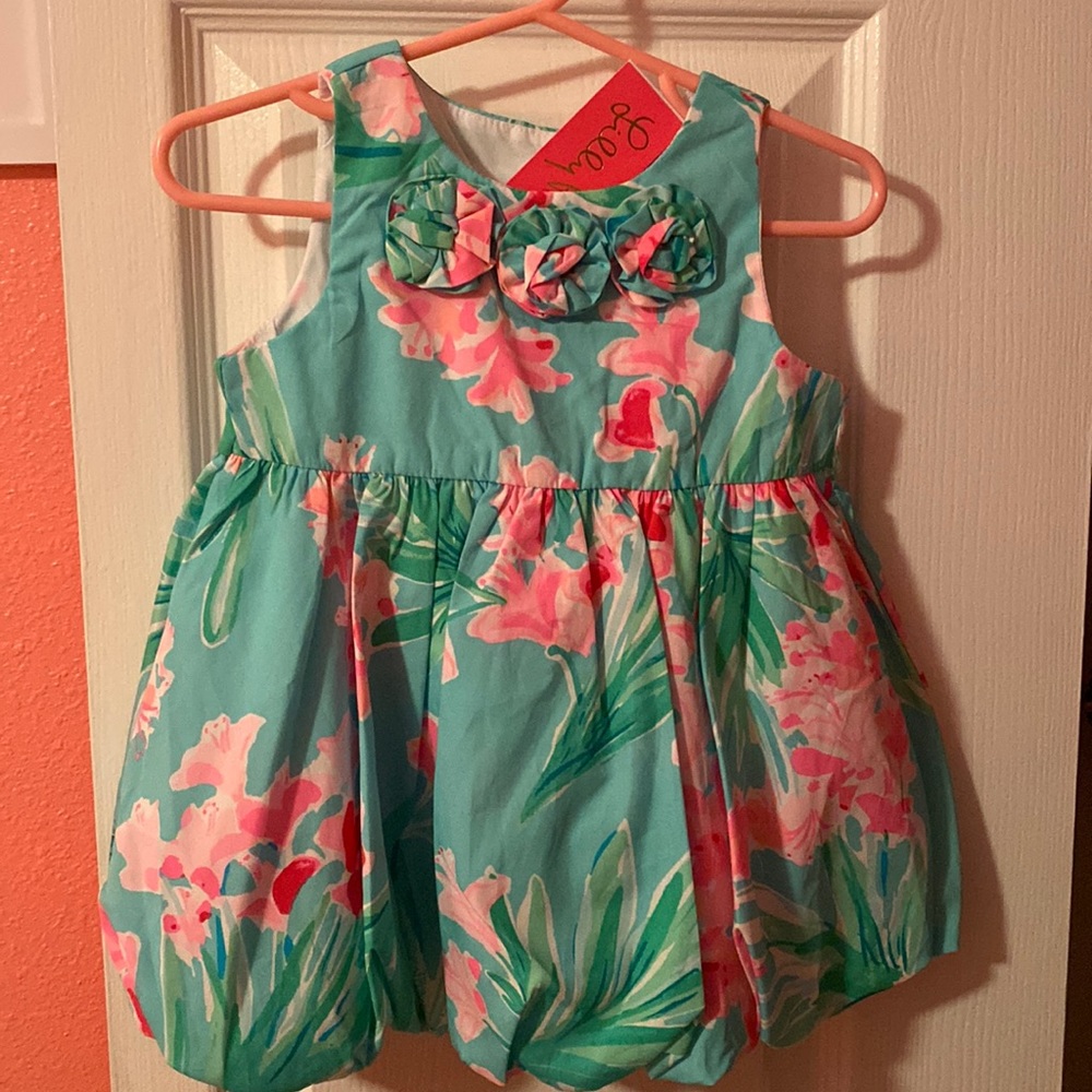 Lilly Pulitzer Aqua Al Fresco Dress